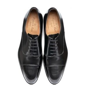 Men's Chapman & Moore Thomas Cap Oxford Black Shoe